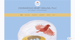 Desktop Screenshot of courageoushearthealing.com
